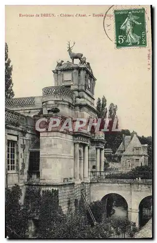 Cartes postales Environs de Dreux Chateau d'Anet Entree principale