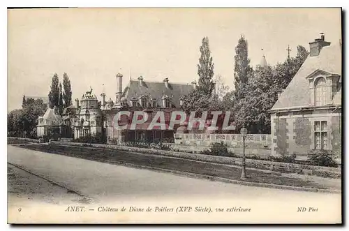 Cartes postales Chateau de Diane de Poitiers XVI siecle vue exterieure