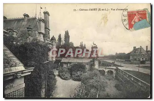 Cartes postales Chateau d'Anet E et L Vue d'ensemble