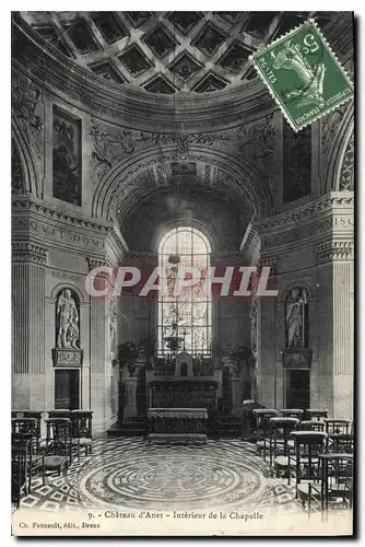 Cartes postales Chateau d'Anet Interieur de la Chapelle