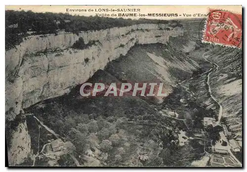 Cartes postales Environs de Lons le Saunier Vallee de Baume les Messieurs Vue d'ensemble