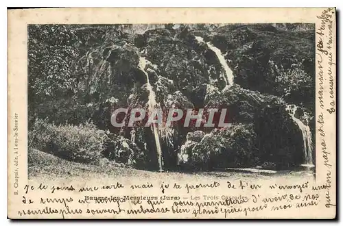 Cartes postales Baume les Messieurs Jura Les Trois Cascades