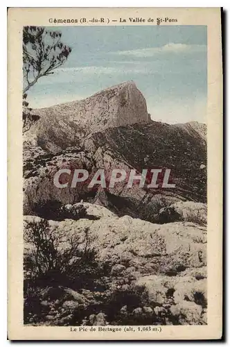 Cartes postales Gemenos B du R La Vallee de St Pons