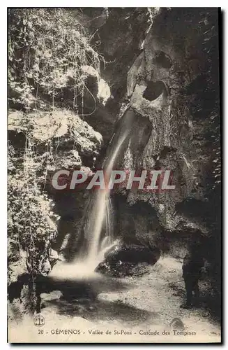 Cartes postales Gemenos Vallee de St Pons Cascade des Tompines