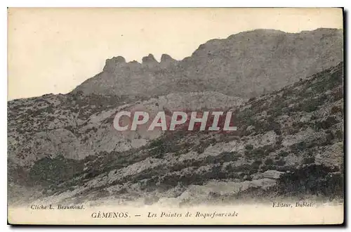 Cartes postales Gemenos Les Pointes de Roquefourcade