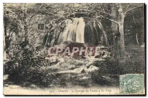 Ansichtskarte AK Gemenos La Cascade du Foulon a St Pons