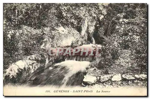 Ansichtskarte AK Gemenos Saint Pons La Source