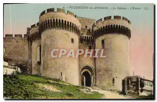 Cartes postales Villeneuve les Avignon Le Chateau L'Entree