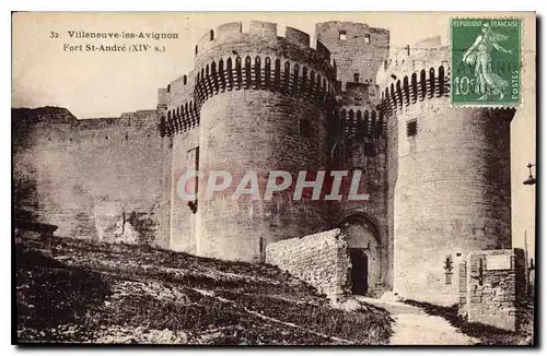 Cartes postales Villeneuve les Avignon Fort St Andre XIV