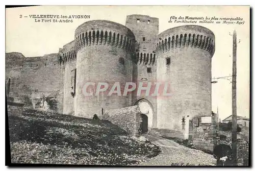 Cartes postales Villeneuve les Avignon Le Fort St Andre