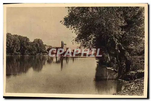 Ansichtskarte AK Villeneuve les Avignon Gard Le Rhone et la Tour de Philippe le Bel