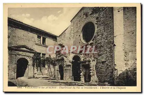 Ansichtskarte AK Villeneuve les Avignon Chartreuse du Val de Benediction L'Entree et la Chapelle