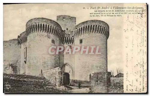 Cartes postales Fort St Andre a Villeneuve les Avignon Les remparts de fort St Andre