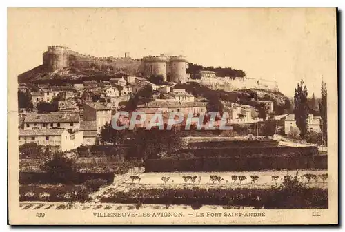 Cartes postales Villeneuve les Avignon Le Fort Saint Andre