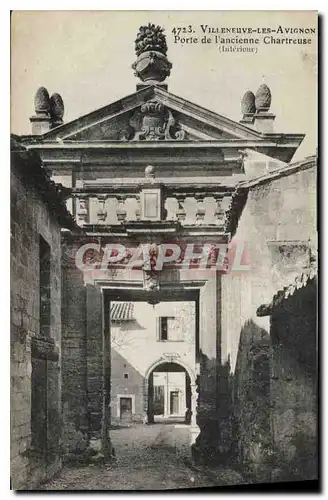 Cartes postales Villeneuve les Avignon Porte de l'ancienne Chartreuse Interieur