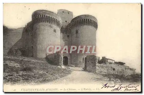 Cartes postales Villeneuve les Avignon Le Chateau L'Entree