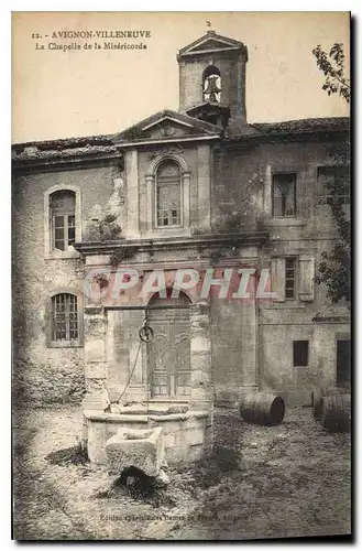 Cartes postales Avignon Villeneuve La Chapelle de la Misericorde