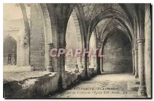 Ansichtskarte AK Villeneuve les Avignon Interieur du Cloitre de l'Eglise XV Siecle