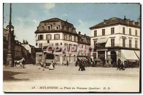 Cartes postales Mulhouse Place du Nouveau Quartier