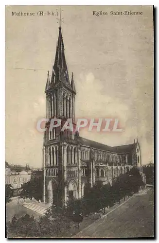 Cartes postales Mulhouse H R h Eglise Saint Etienne