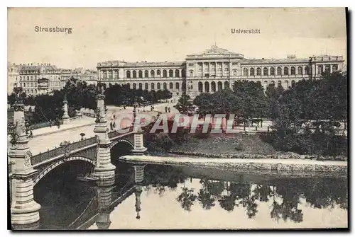 Ansichtskarte AK Strassburg Universitat