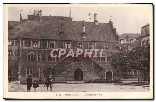 Cartes postales Mulhouse L'Hotel de Ville