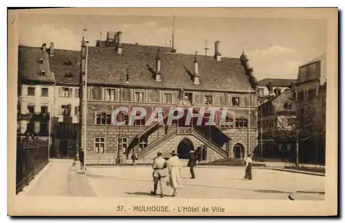 Cartes postales Mulhouse L'Hotel de Ville