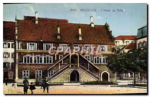 Cartes postales Mulhouse L'Hotel de Ville