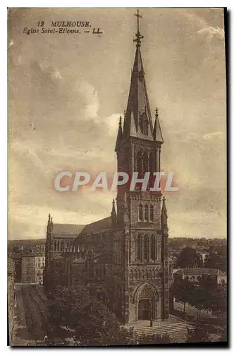 Cartes postales Mulhouse Eglise Saint Etienne