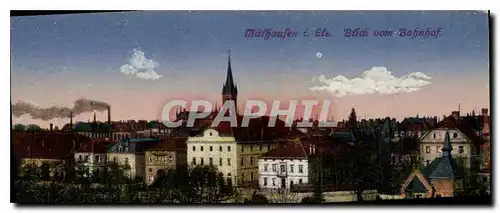 Cartes postales Mulhausen Blick vom Bahnhof