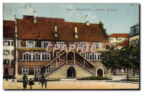 Cartes postales Mulhouse L'Hotel de Ville