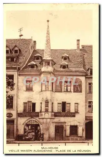 Cartes postales Mulhouse Vieille Maison Alsacienne Place de la Reunion
