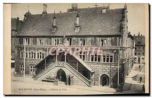 Cartes postales Mulhouse Haut Rhin L'Hotel de Ville