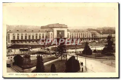 Ansichtskarte AK Mulhouse La Nouvelle Gare