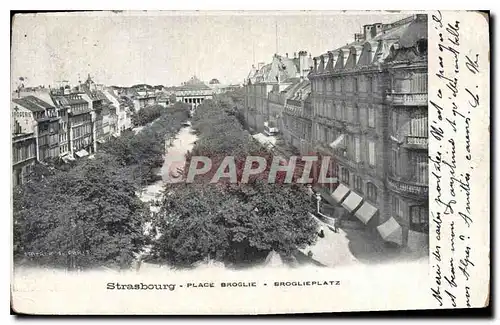 Cartes postales Strasbourg Place Broglie