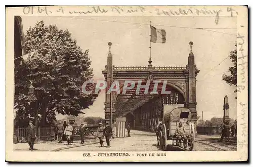 Cartes postales Strasbourg Pont du Rhin