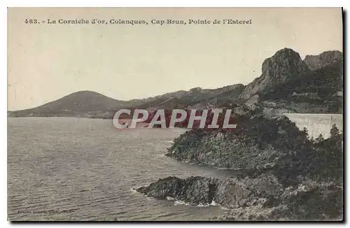 Ansichtskarte AK La Corniche d'Or Colanques Cap Brun Pointe de l'Esterel