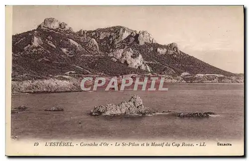 Ansichtskarte AK L'Esterel Corniche d'Or Le St Pilon et le Massif du Cap Roux