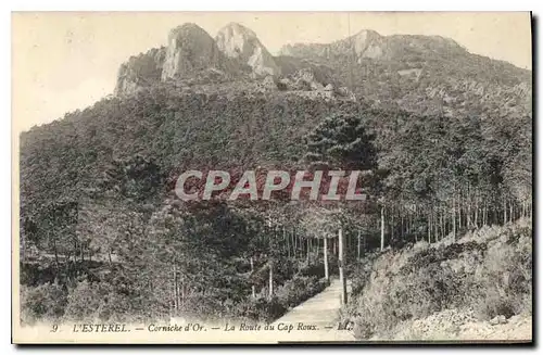 Cartes postales L'Esterel Corniche d'Or La Route du Cap Roux