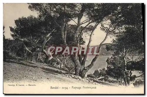 Ansichtskarte AK Bandol Paysage Provencaux