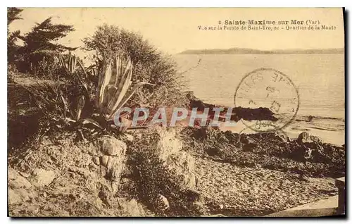 Ansichtskarte AK Sainte Maxime sur Mer Var Vue sur la Pointe de Saint Tropez Quartier de la Moute