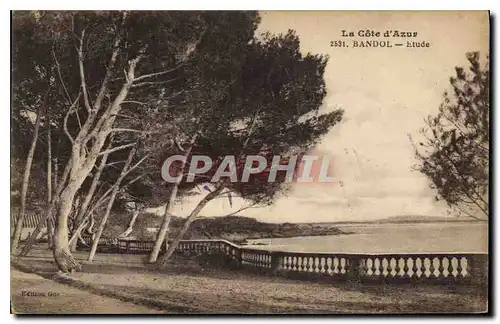 Ansichtskarte AK La Cote d'Azur Bandol Etude