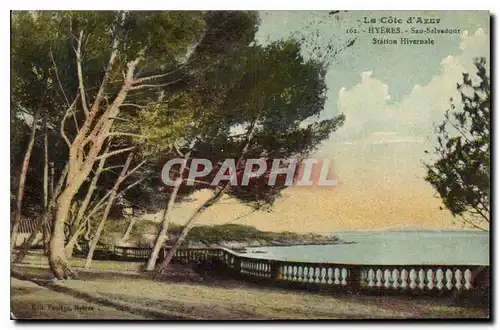 Cartes postales La Cote d'Azur Hyeres San Salvadour Station Hivernale