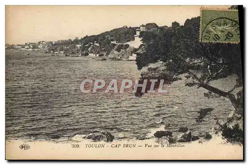 Cartes postales Toulon Cap Brun Vue sur le Mourillon