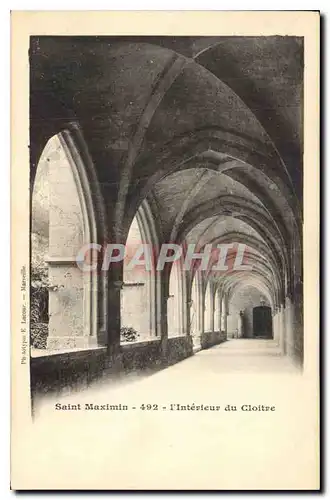 Ansichtskarte AK Saint Maximin l'Interieur du Cloitre