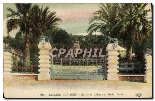 Cartes postales Tamaris sur Mer Entree du Chateau du Michel Pacha