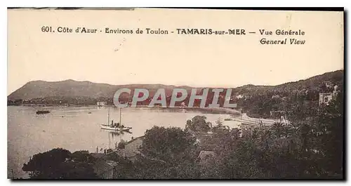 Cartes postales Cote d'Azur Environs de Toulon Tamaris sur Mer Vue Generale