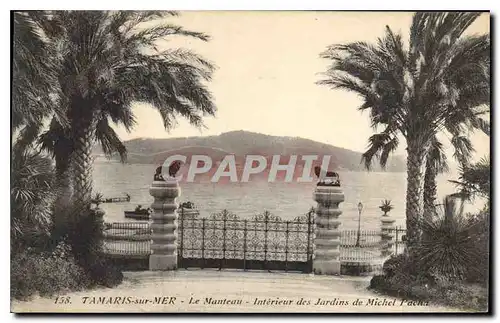 Cartes postales Tamaris sur Mer Le Manteau Interieur des Jardins de Michel Pacha