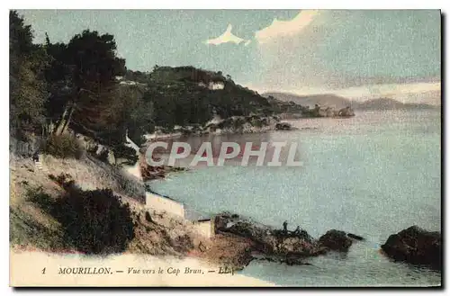 Cartes postales Mourillon Vue vers le Cap Brun