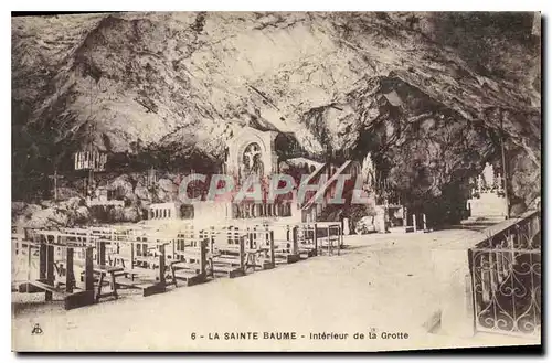 Ansichtskarte AK La Sainte Baume Interieur de la Grotte